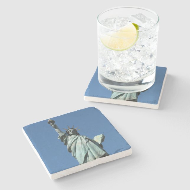 Statue of Liberty, Odaiba, Tokyo, Japan Stone Coaster (Side)
