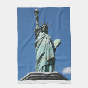 Statue of Liberty, Odaiba, Tokyo, Japan Tea Towel