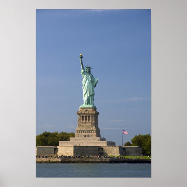 Statue of Liberty on Liberty Island in New Poster (Front)