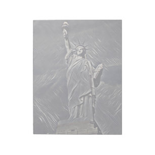Statue of Liberty painting Notepad