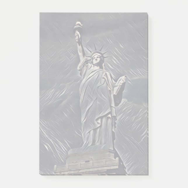 Statue of Liberty painting Post-it Notes (Front)