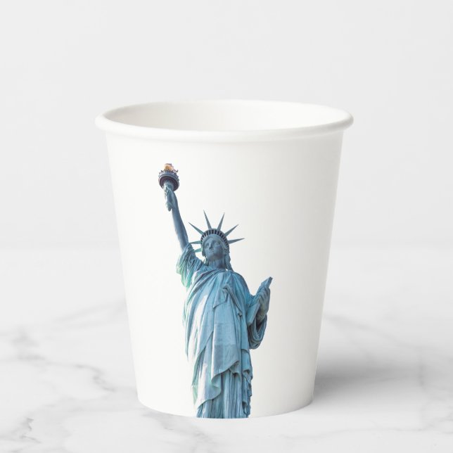 Statue of liberty  paper cups (Front)