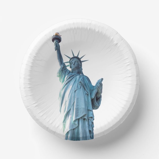 Statue of liberty   paper plate (Front)