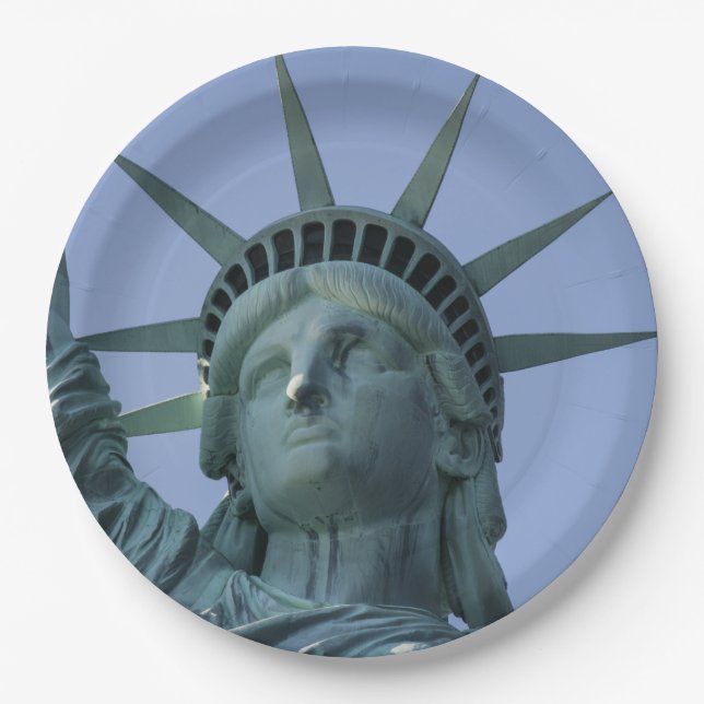 Statue of Liberty paper plates (Front)