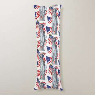 Statue of Liberty, Patriot America Body Cushion