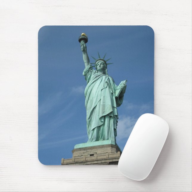 Statue of liberty photo mouse mat (With Mouse)