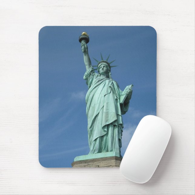 Statue of liberty photo mouse mat (With Mouse)