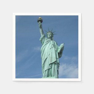 Statue of liberty photo napkin