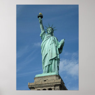 Statue of liberty photo poster