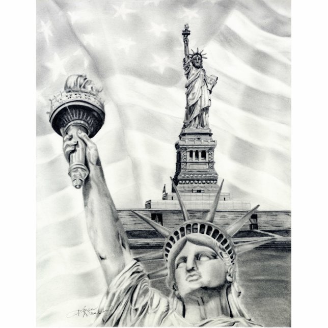 Statue of Liberty Photo Sculpture (Front)