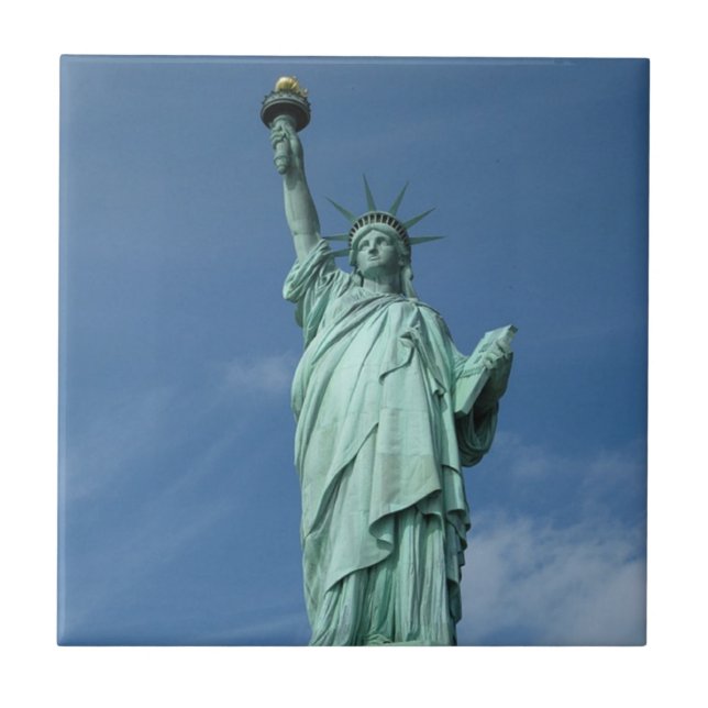 Statue of liberty photo tile (Front)