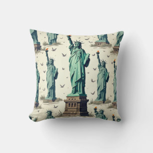 statue of liberty pillow cushion