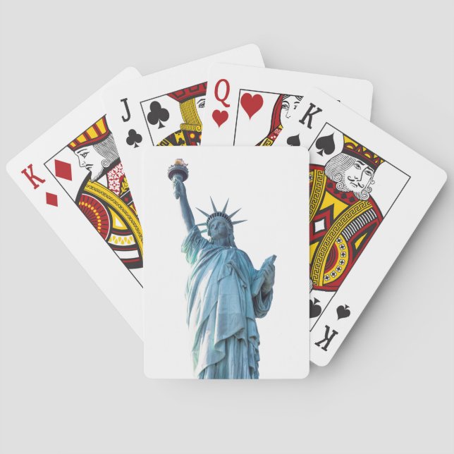 Statue of liberty playing cards (Back)