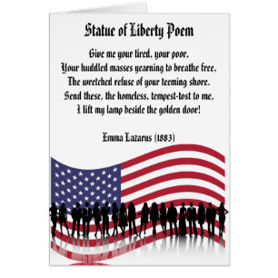 Statue of Liberty Poem, A Nation of Immigrants
