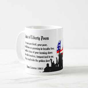 Statue of Liberty Poem, A Nation of Immigrants Coffee Mug