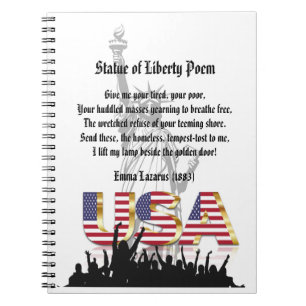 Statue of Liberty Poem, A Nation of Immigrants Notebook