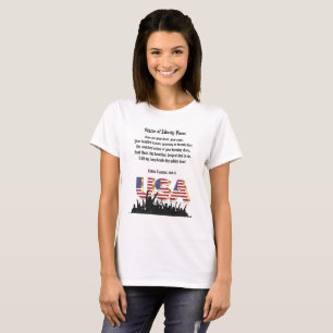 Statue of Liberty Poem, A Nation of Immigrants T-Shirt