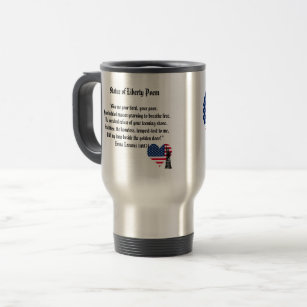 Statue of Liberty Poem Travel Mug