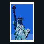 Statue of Liberty Pop Art Poster<br><div class="desc">New York City - United States of America National and City Symbol Statues,  Monuments and Buildings - Statue of Liberty Photo Artwork</div>