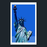 Statue of Liberty Pop Art Poster<br><div class="desc">New York City - United States of America National and City Symbol Statues,  Monuments and Buildings - Statue of Liberty Photo Artwork</div>