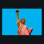 Statue of Liberty Pop Art Poster<br><div class="desc">New York City Monuments Artworks - Indepent United States of America National Symbol Buildings</div>