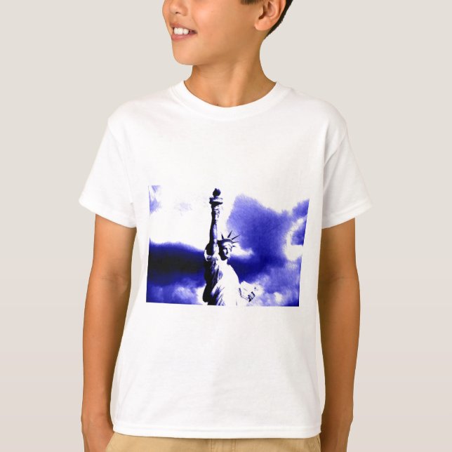 Statue of Liberty Pop Art T-Shirt (Front)