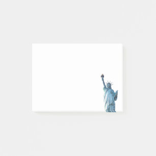 Statue of liberty post-it notes