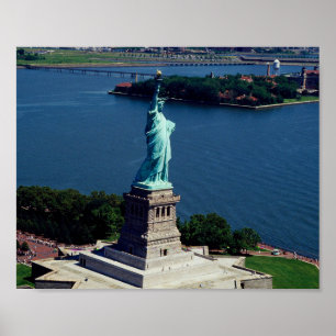 Statue of Liberty poster in New York City USA