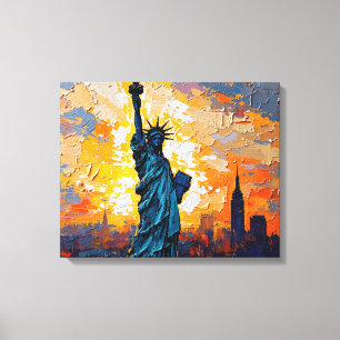 Statue of Liberty Premium Canvas Print