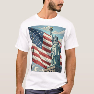 Statue of Liberty Pride unisex Tee