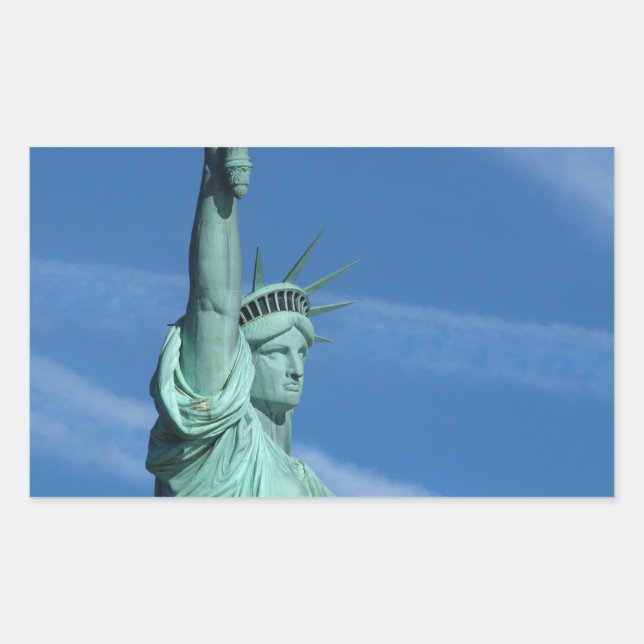 Statue of Liberty. Rectangular Sticker (Front)