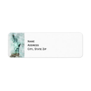 Statue of Liberty Return Address Labels