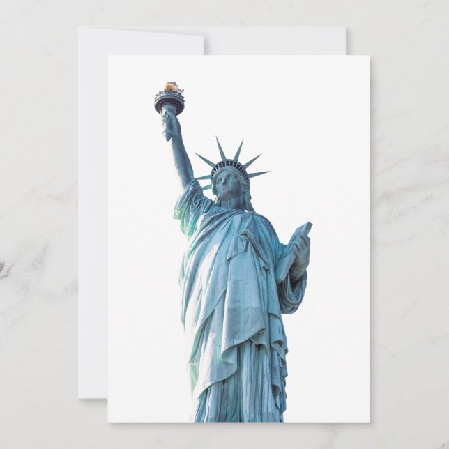 Statue of liberty   save the date (Front)