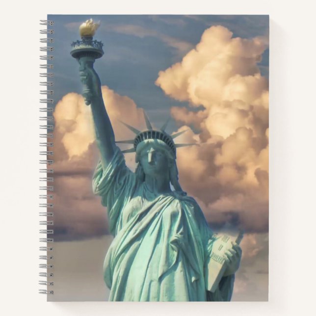 Statue Of Liberty Sketchbook Notebook (Front)