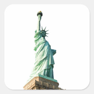 Statue of liberty  square sticker