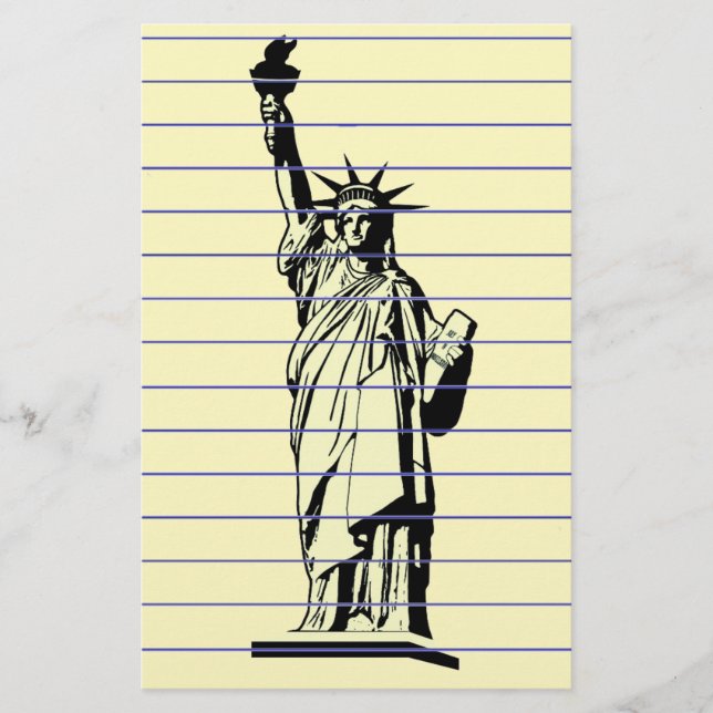 Statue of Liberty Stationery (Front)