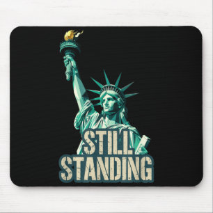 Statue of Liberty Still Standing USA Pride Mouse Mat