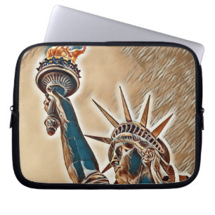 Statue of Liberty stylised Laptop Sleeve