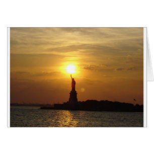 Statue of Liberty Sunset