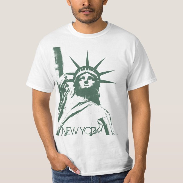 Statue of Liberty T-shirt New York Value T-shirt (Front)