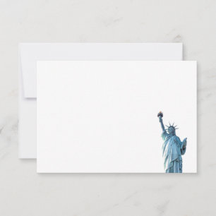 Statue of liberty thank you card