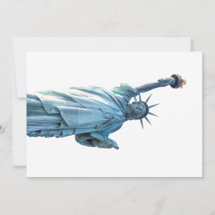 Statue of liberty thank you card