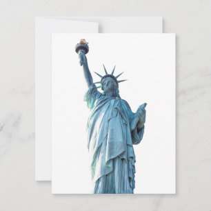 Statue of liberty thank you card