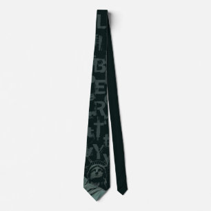 Statue of Liberty Tie NY City Souvenir Necktie