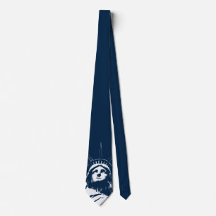 Statue of Liberty Tie NY City Souvenir Necktie