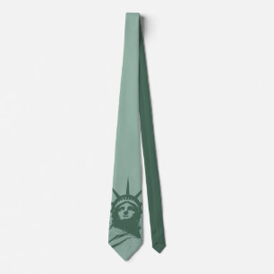Statue of Liberty Tie NY City Souvenir Necktie