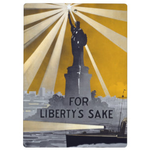 Statue of Liberty Torch & US Navy World War II    Clipboard