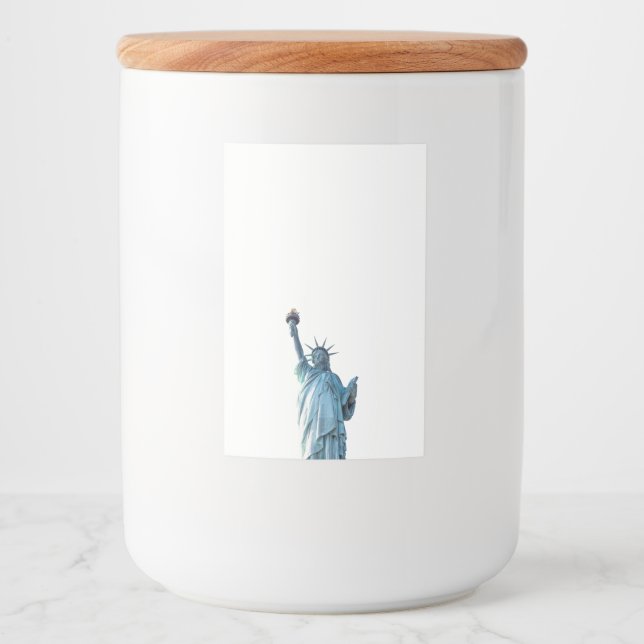 Statue of liberty  tote bag food label (Front)