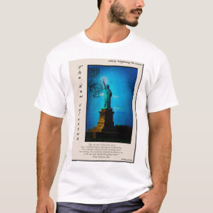 Statue of Liberty - Trading Card Style T-Shirt