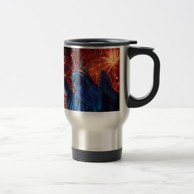 Statue of Liberty Travel Mug (Right)
